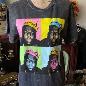 Biggie Pop Art Color Distressed •New Without Tags• Unisex